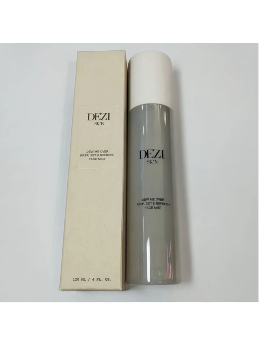 DEZI Skin Dew Me Over Face Mist - Gray and White